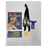 Vintage RIN-TIN-TIN Sating Scarf, Dale Evans Hors