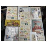 Flat of Vintage Activity Books