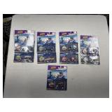 Flat of 9 Vintage Johnny Lightning Wacky Winners s