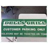 Dells Grill Wood Sign 48in x 18in