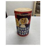 Quaker Oats Container with Roy Rogers Printing