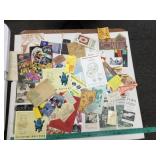 Flat of Advertising Cards, Programs and other