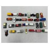 Flat of Vintage Toy Cars