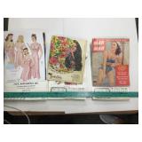 Flat of Vintage Fashion Books, Magazines and Adul