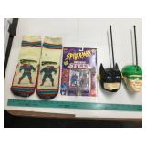 Vintage Batman and Robin walkie talkies, Superman