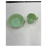 Vintage Fire King Cup and Bowl