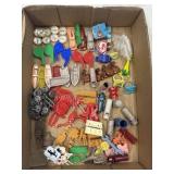 Flat of Cracker Jack Toys