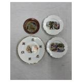4 Vintage Plates