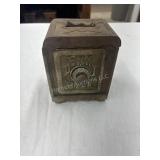 Antique Cast Iron Coin Deposit Bank
