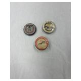 3 Vintage Dime Banks