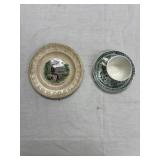 Allertone England Tea Cup and Fishing Dish (Chipp)