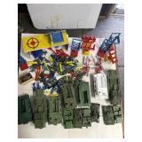 Box of Army Toys and Other