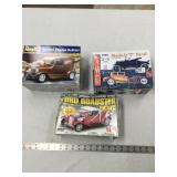 3 Model Kits- Lindberg, AMT and Revell