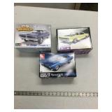 3 Model Kits- 2 AMT and 1 Revell