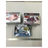 3 Model Kits- 2 Revell and 1 Monogram