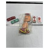 Vintage Stuffed Mohawk Tommy, Union 76 Gas Dash C