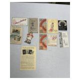 Advertising Matches, Booklets and Other