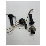 4 Antique Telephone Receivers
