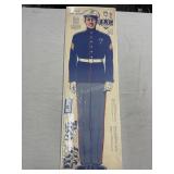 Vintage Paper Craft Pattern Marine
