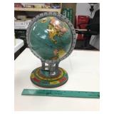 Vintage Lithograph Desk Globe