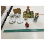 Vintage Donald Duck Tea Set, Wind-Up Toy, Plastic