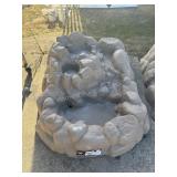 Plastic Fountain Rock-Tan
