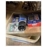 Bucket of Screws, Nails, Wood Filler and Other