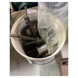Bucket of Assorted Hardware