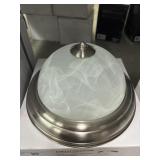 Canterbury Flush Mount Satin Nickel Finish