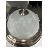 Canterbury Flush Mount Satin Nickel Finish