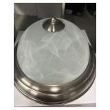 Canterbury Flush Mount Satin Nickel Finish