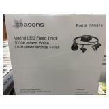 Seasons Madrid LED Fixed Track OIl-Rubbed Bronze