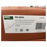 Matco Norca Two Handled Roman Tub Faucet with Div