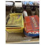 Flat of Screws, nails and insect repellant