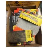 Flat of Sanding Blocks and Discs