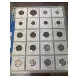 3 Sheets Foreign Coins-Austraila, New Zealand an