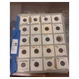 3 Sheets Indian Head Cents, 1 Sheet