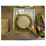 Nordic Krumkake Aluminum Waffle Maker- Rusty