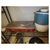 Propane Camp Stove and Water Cooler