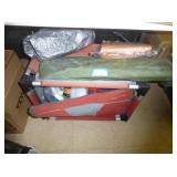 Camping Box with Contents, Tarps and Poles