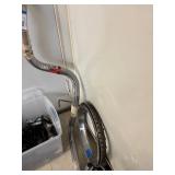 Exhaust Pipe, 2 Wheel Rings and Hub Cap