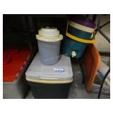 Cooler and 2 Jugs