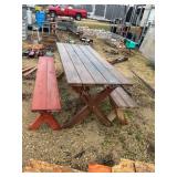 Picnic Table and Benches