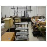 Metal Shelf 66in T and Small Shelf