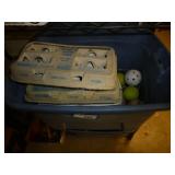 Tote of Golf Balls and Other