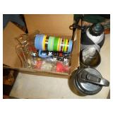 Glasses and Water Bottles