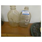 2 Milk Bottles