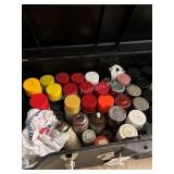 Tote of Spray Paint