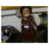 2 pc. Ceramic Girls 21in Tall