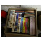 VHS Tapes and CDs